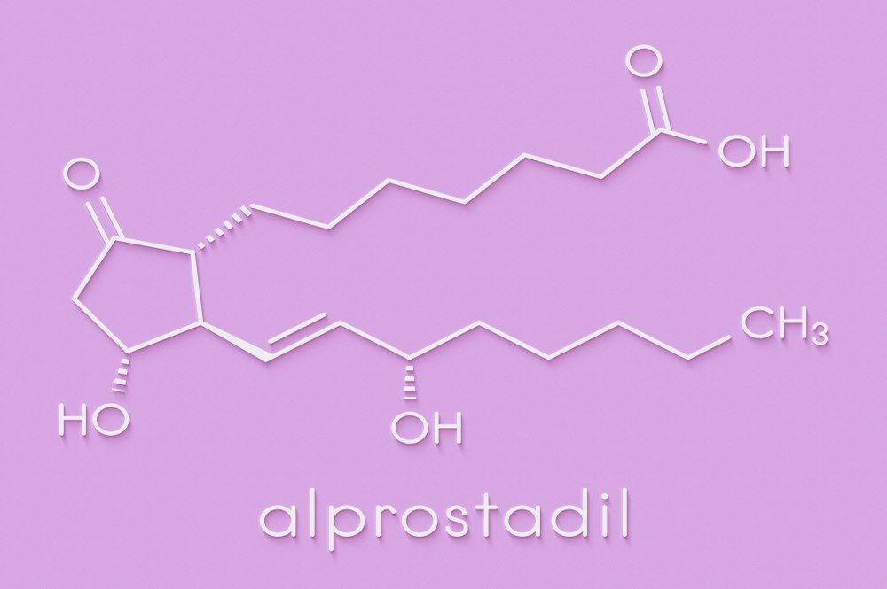 Alprostadil urethral suppository