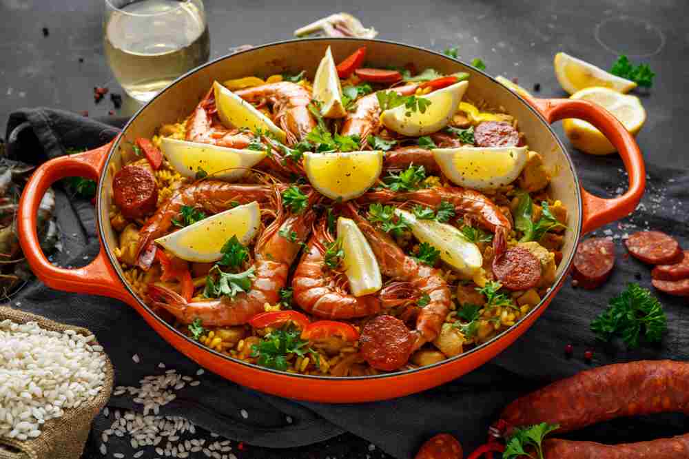 Slow-Cooker Chorizo Paella & Shrimp