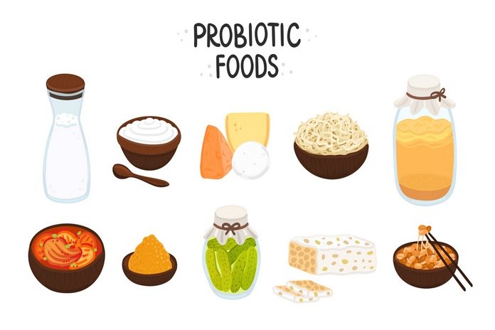 Prebiotic and Probiotics-Rich Foods